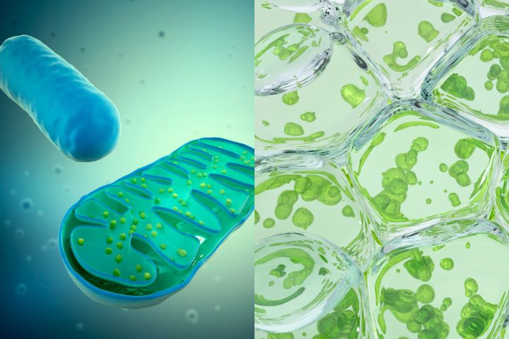 diferencias entre mitocondrias y cloroplastos